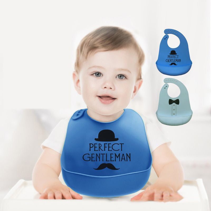 Baby Silicone Bib – Waterproof Bib with Food Pocket