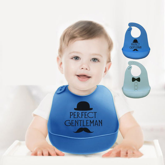 Baby Silicone Bib – Waterproof Bib with Food Pocket