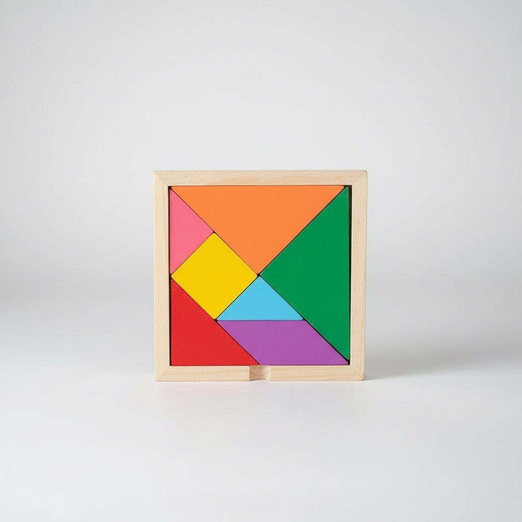 Wooden Toys Rattles – Montessori Educational Rainbow Blocks for Babies & Kids