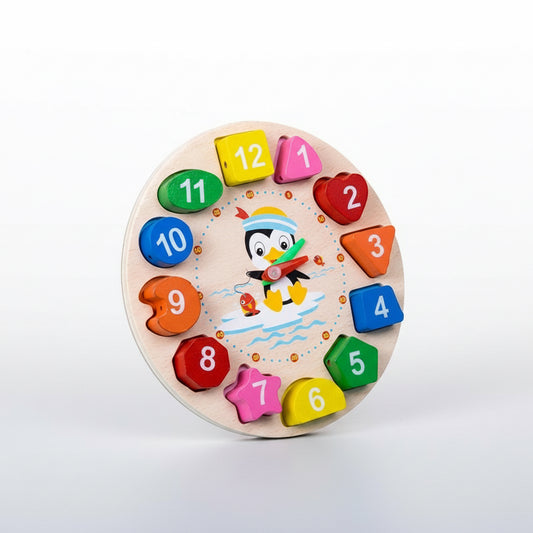 Wooden Toys Rattles – Montessori Educational Rainbow Blocks for Babies & Kids