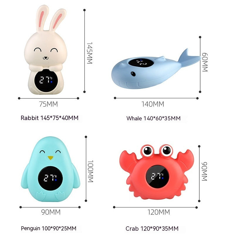 Baby Bath Thermometer – Cute Cartoon Digital Design