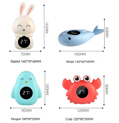 Baby Bath Thermometer – Cute Cartoon Digital Design
