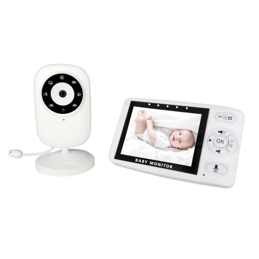 Wireless Baby Monitor – 3.5 Inch Screen with Night Vision & Two-Way Audio