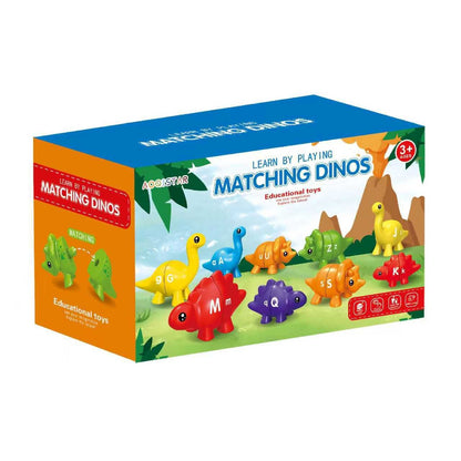 Dinosaur Alphabet Puzzle – Early Education Matching Toy for Kids