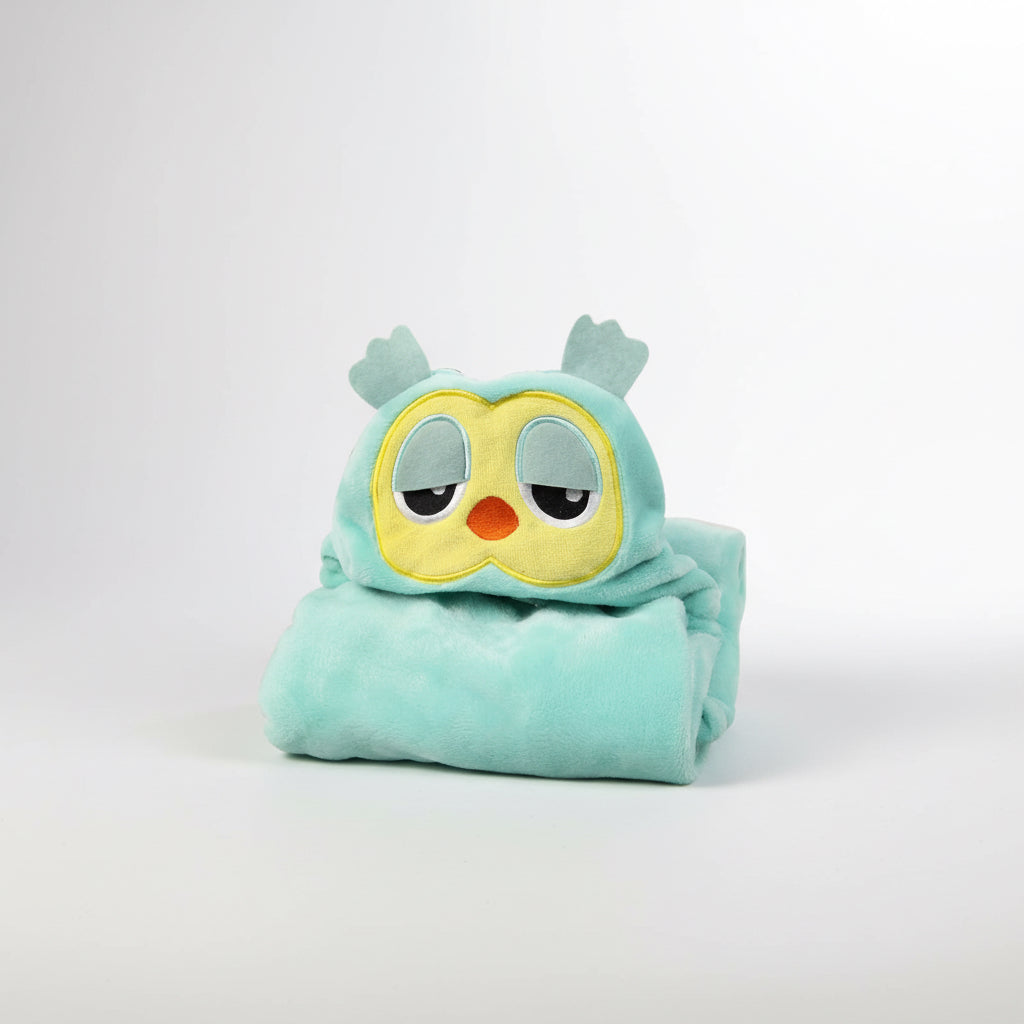 Baby Hooded Bathrobe – Soft Cartoon Animal Infant Towel Robe
