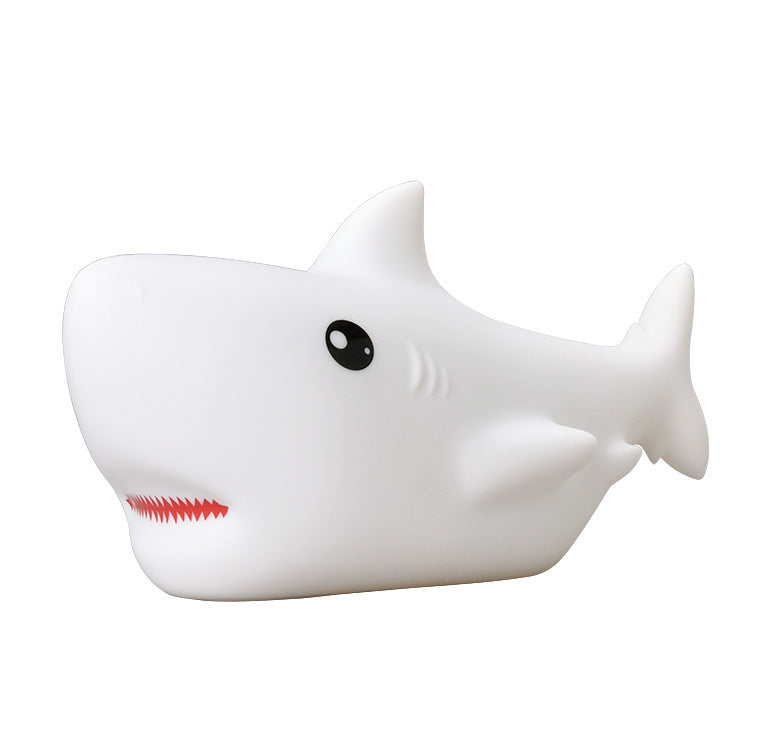 Shark Night Light – Cute Silicone LED Lamp
