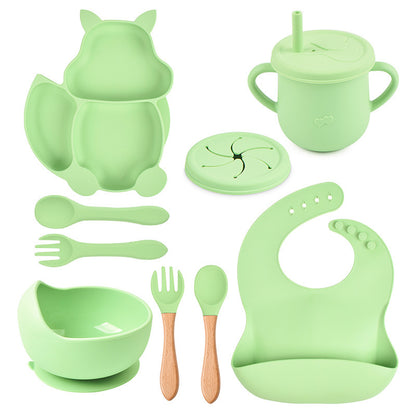 Baby Silicone Tableware Set – 8-Piece Feeding Kit