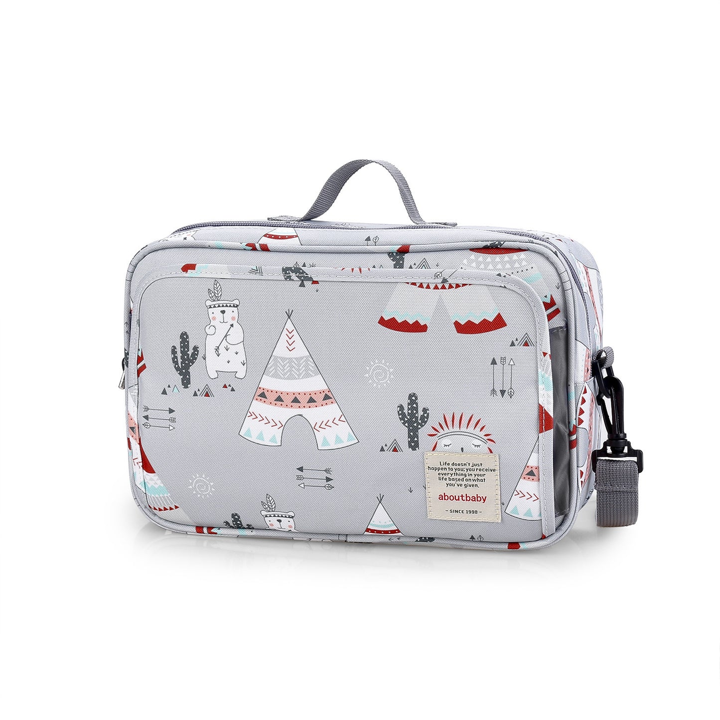 Waterproof Diaper Bag – Polyester Sling Bag for Mom & Baby