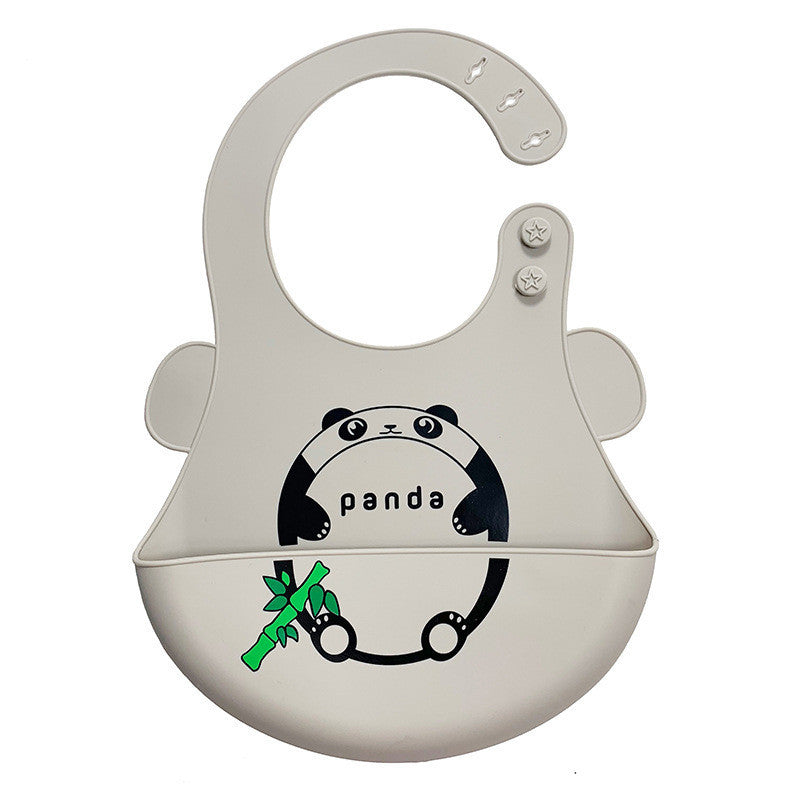Baby Silicone Bib – Waterproof Feeding Bib with Pocket