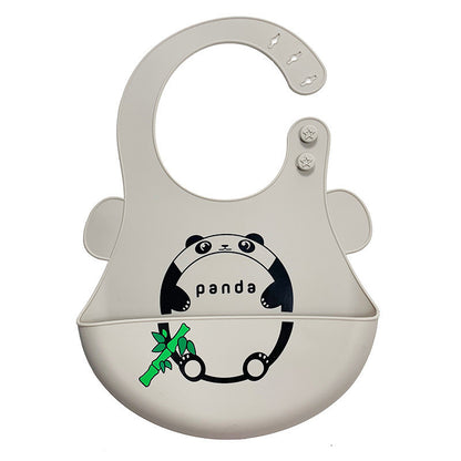 Baby Silicone Bib – Waterproof Feeding Bib with Pocket