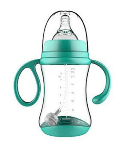Baby Silicone Feeding Bottle with Handles – Anti-Colic