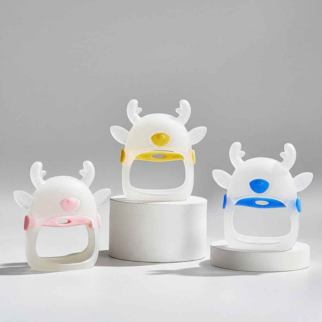Baby Silicone Teether – Deer Glove Hand Teething Toy