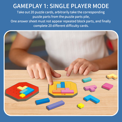 Tetris Puzzle Game – Colorful Block Strategy Puzzle for Kids & Family
