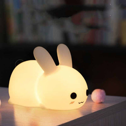 Rabbit Night Light – Dimmable USB Rechargeable Lamp