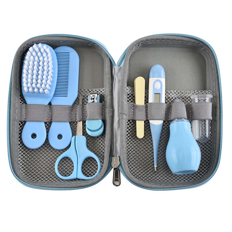 Baby Grooming Kit – 8pcs Newborn Nail Clipper & Healthcare Set