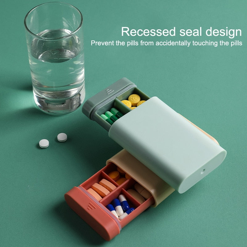 Portable Mini Medicine Box – Waterproof Pill Storage Case