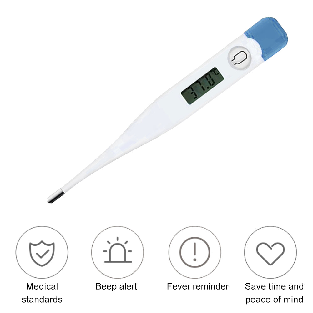 Digital LCD Thermometer – Safe Oral & Underarm Body Temperature for Baby and Adult