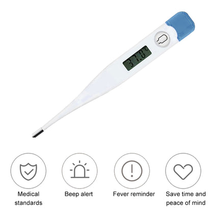 Digital LCD Thermometer – Safe Oral & Underarm Body Temperature for Baby and Adult