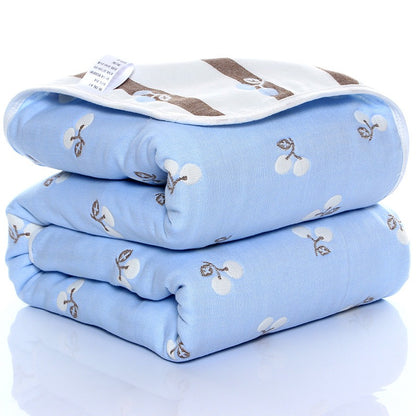 Baby Gauze Towel – 6-Layer Soft Cotton Washcloth for Kids