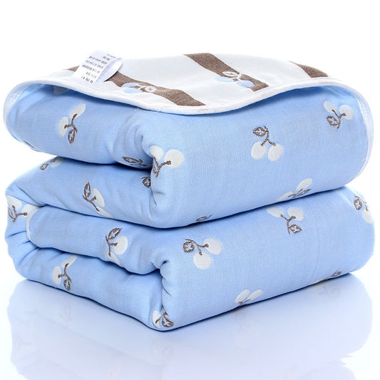 Baby Gauze Towel – 6-Layer Soft Cotton Washcloth for Kids