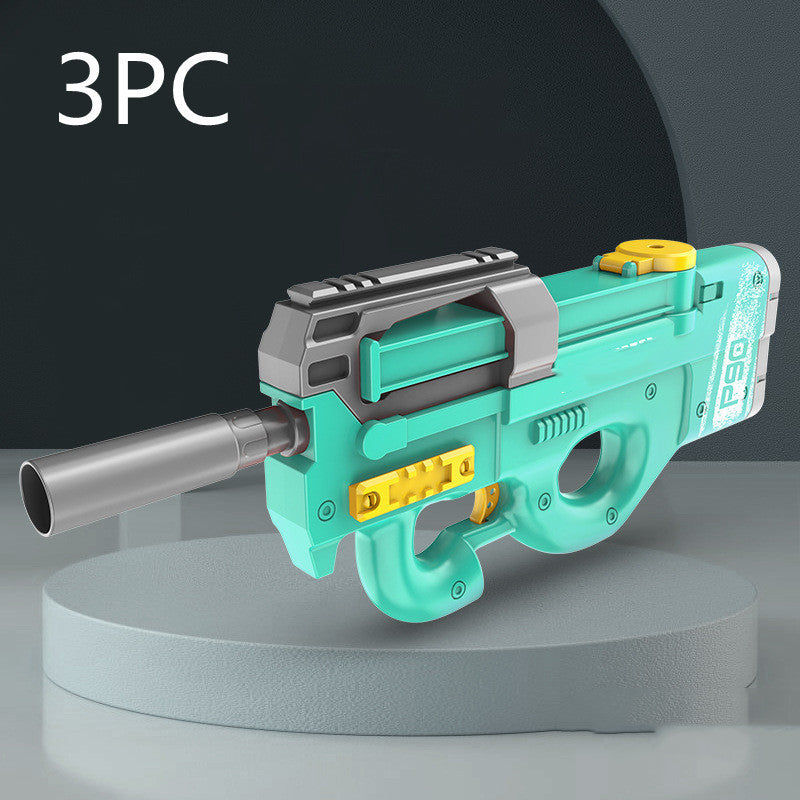 P90 Electric Water Gun – Large Capacity Outdoor Summer Toy for Kids & Adults