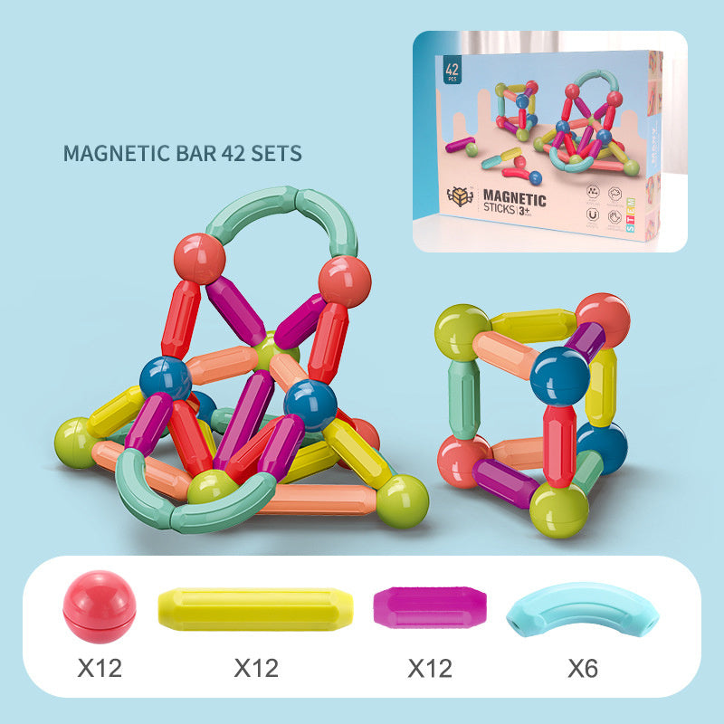 Magnetic Building Blocks Set – Educational Toys for Kids & Toddlers