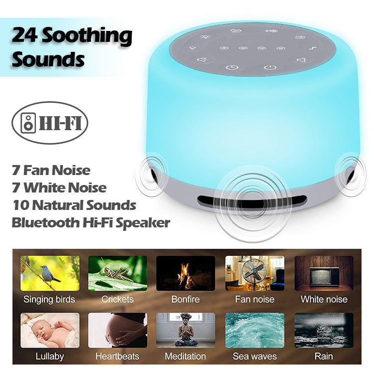 White Noise Machine – Night Light & Sleep Aid