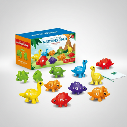 Dinosaur Alphabet Puzzle – Early Education Matching Toy for Kids