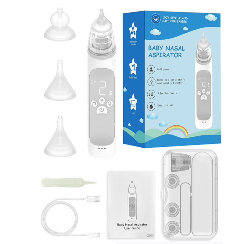 Electric Nasal Aspirator – Baby and Infant Nose Cleaner for Congestion Relief