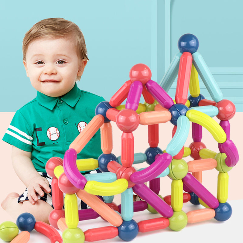 Magnetic Building Blocks Set – Educational Toys for Kids & Toddlers