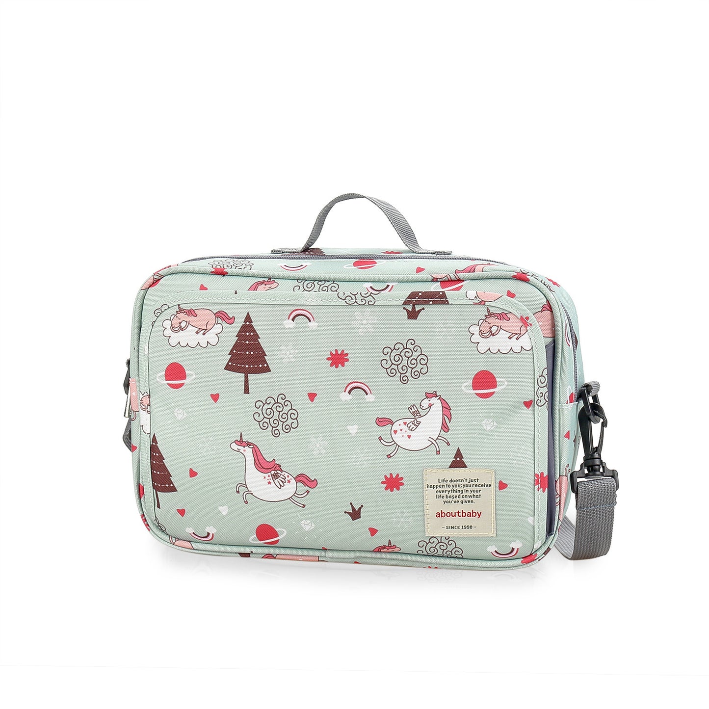 Waterproof Diaper Bag – Polyester Sling Bag for Mom & Baby