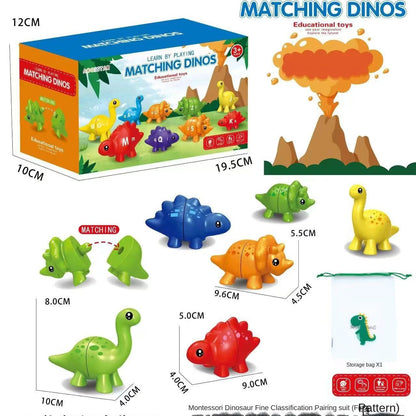 Dinosaur Alphabet Puzzle – Early Education Matching Toy for Kids