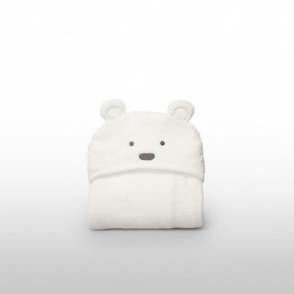 Baby Hooded Bathrobe – Soft Cartoon Animal Infant Towel Robe