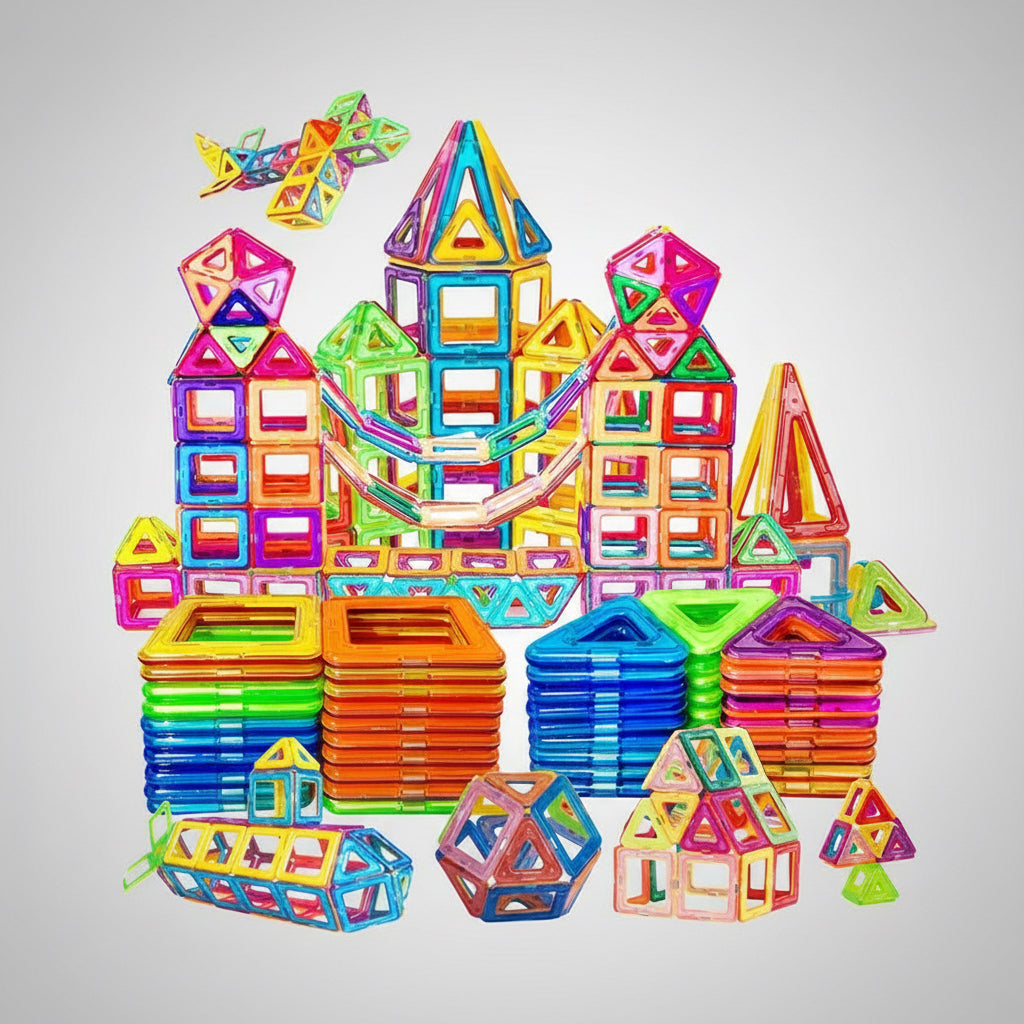 Magnetic Building Blocks – DIY Construction Set for Kids Creative Designer Toys
