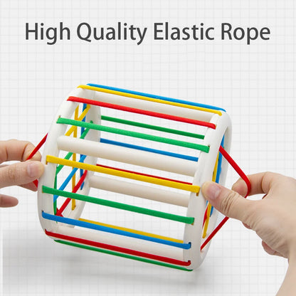 Baby Shape Sorting Toy – Montessori Geometric Blocks Cube for Early Learning