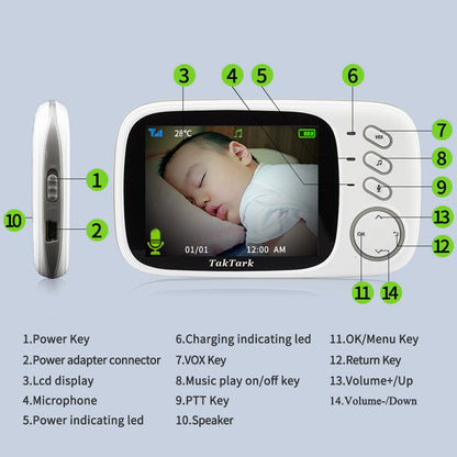 Baby Monitor 3.2” – Digital Video & Intercom