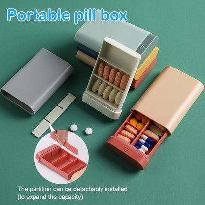 Portable Mini Medicine Box – Waterproof Pill Storage Case