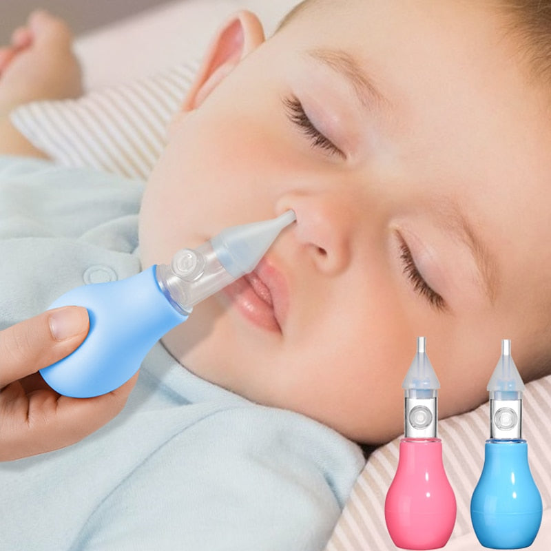 Infant Nasal Aspirator – Manual Silicone Pump Mucus Cleaner