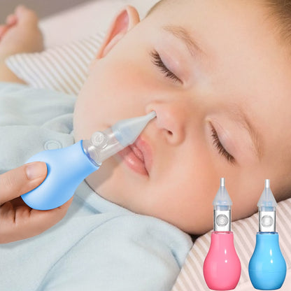 Infant Nasal Aspirator – Manual Silicone Pump Mucus Cleaner
