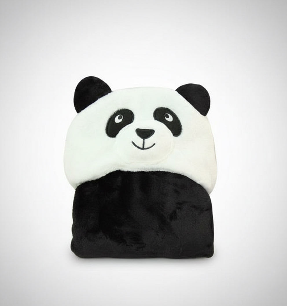 Baby Hooded Bathrobe – Soft Cartoon Animal Infant Towel Robe