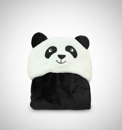 Baby Hooded Bathrobe – Soft Cartoon Animal Infant Towel Robe