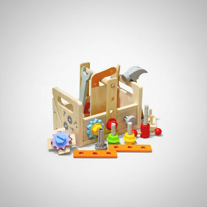 Wooden Tool Box Toy – Kids’ Screw & Nut Disassembly Educational Set