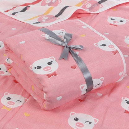 Baby Gauze Towel – 6-Layer Soft Cotton Washcloth for Kids