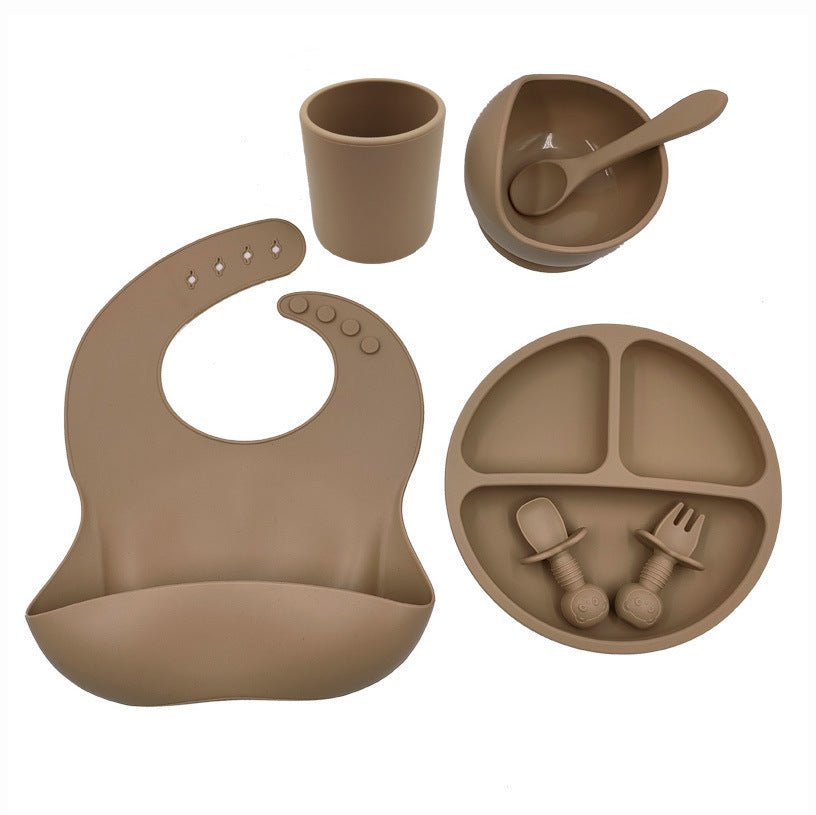 Baby Silicone Feeding Set – BPA Free 7-Piece Tableware Kit