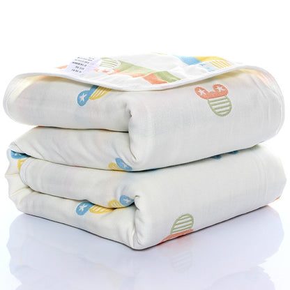 Baby Gauze Towel – 6-Layer Soft Cotton Washcloth for Kids