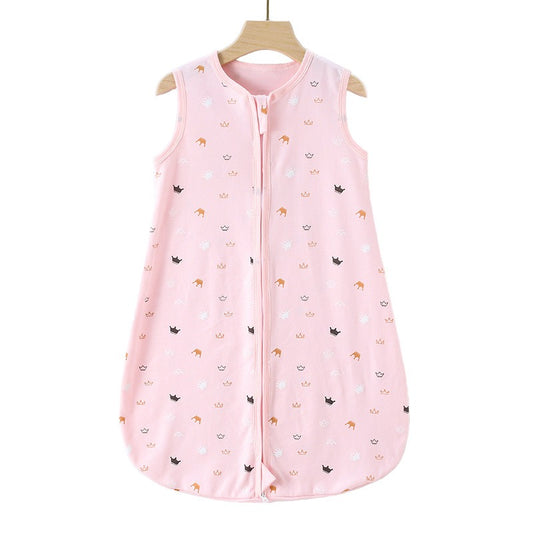 Baby Sleeping Bag – 4 Seasons Cotton Anti-Kick Vest with Zipper