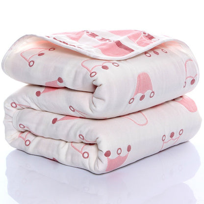 Baby Gauze Towel – 6-Layer Soft Cotton Washcloth for Kids