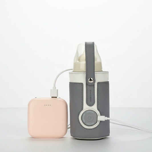 Portable Baby Bottle Warmer – Adjustable Heating Milk Bag for Travel & Car Use