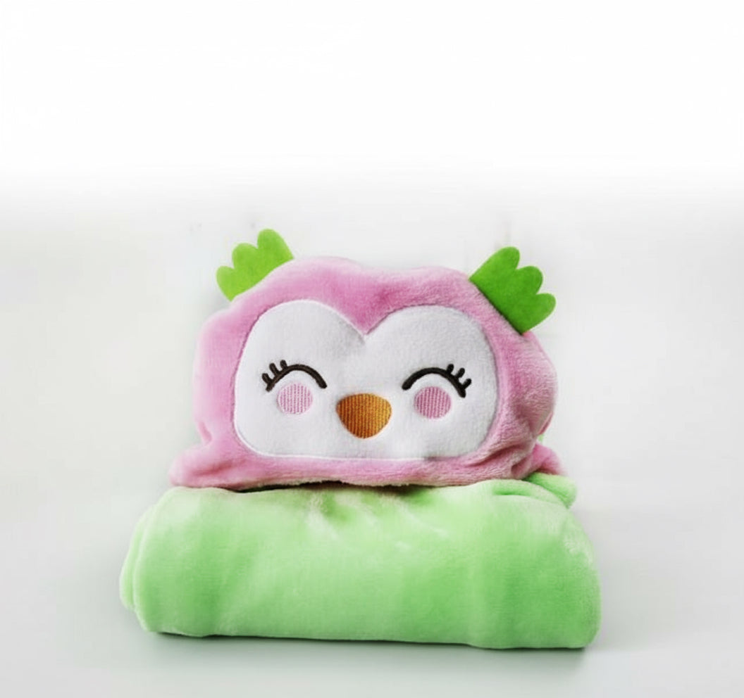 Baby Hooded Bathrobe – Soft Cartoon Animal Infant Towel Robe