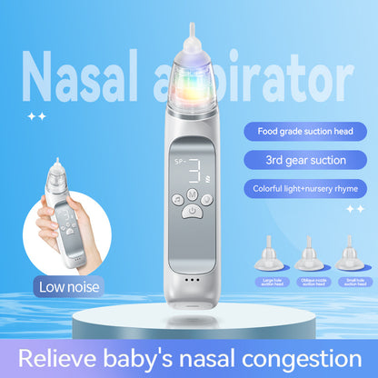 Electric Nasal Aspirator – Baby and Infant Nose Cleaner for Congestion Relief